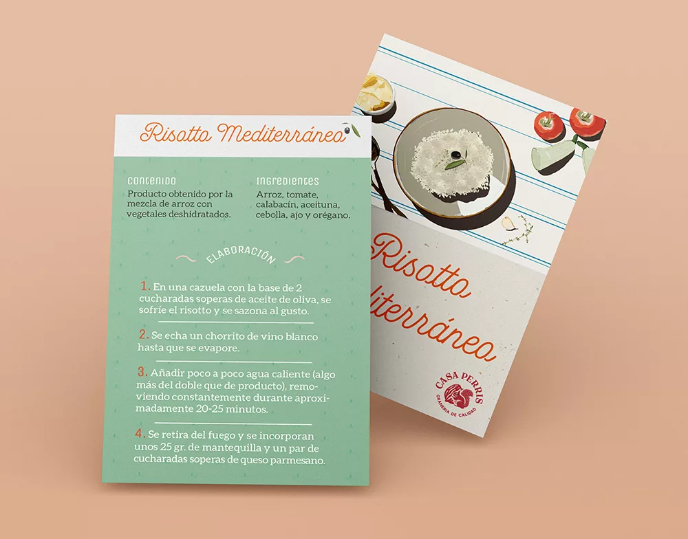 FLYERS RECETAS RISSOTO