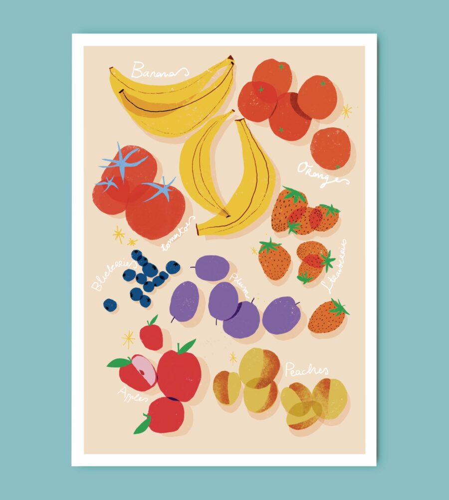 print frutas