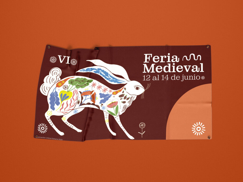 banderola feria medieval