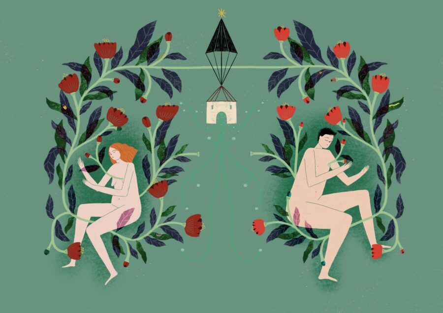 Cuando te conocí A4 print ilustracion