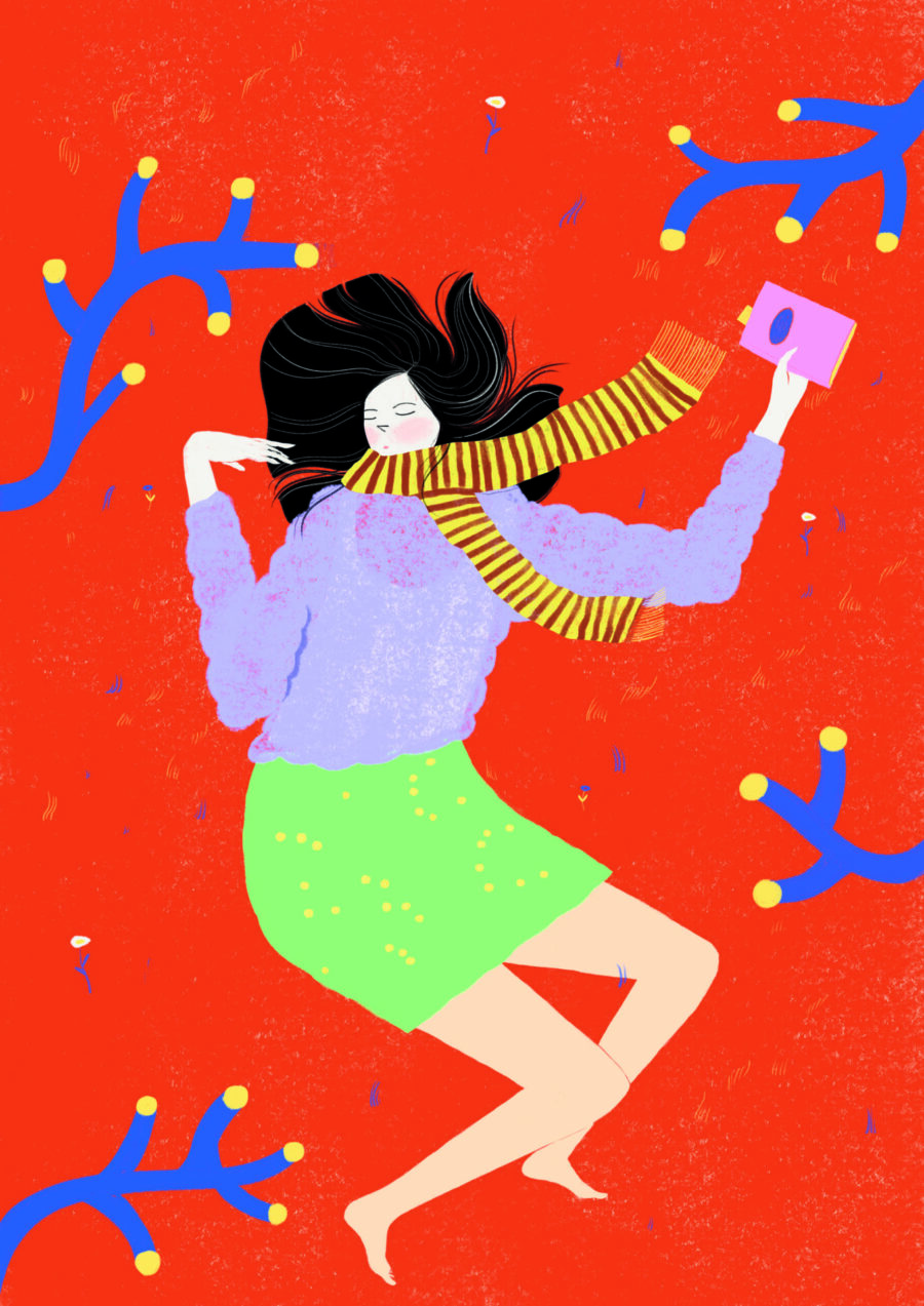 la siesta ilustración print
