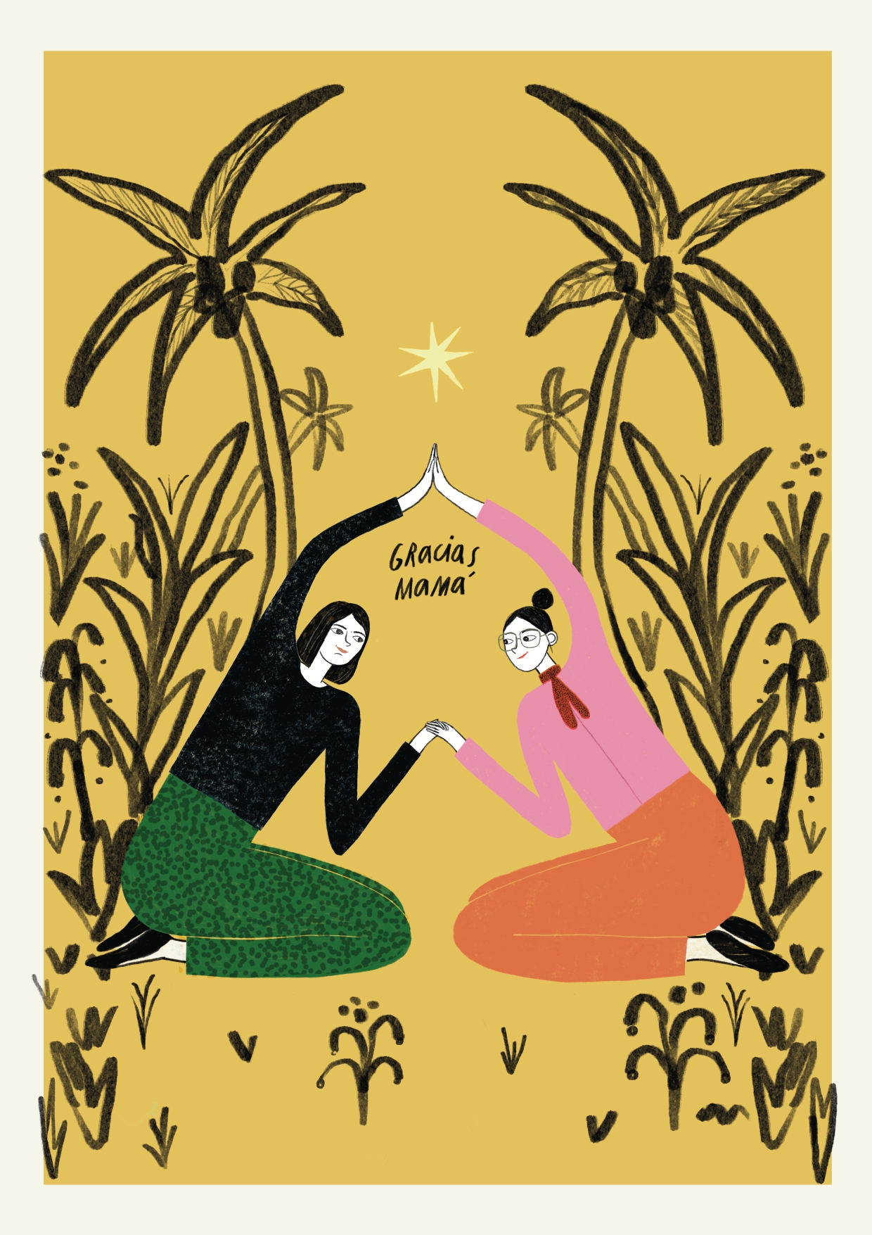 gracias mama print